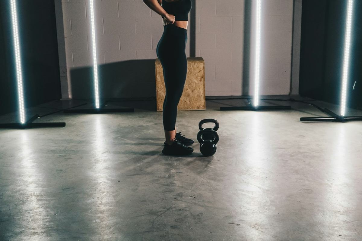 A member alone on the training floor